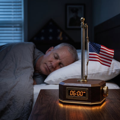 The First Call — Reveille Flagpole Alarm Clock